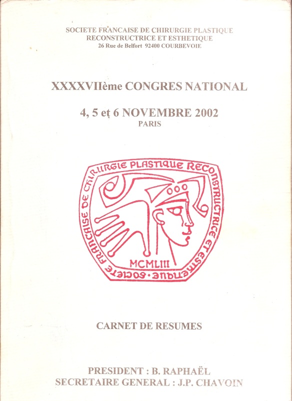 Carnet de rÃ©sumÃ©s - CongrÃ©s National SOFCPRE 2002 -pierjean albrecht