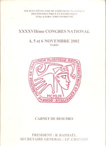 Carnet de résumés de la SOFCPRE - pierjean albrecht - Congrès National 2002
